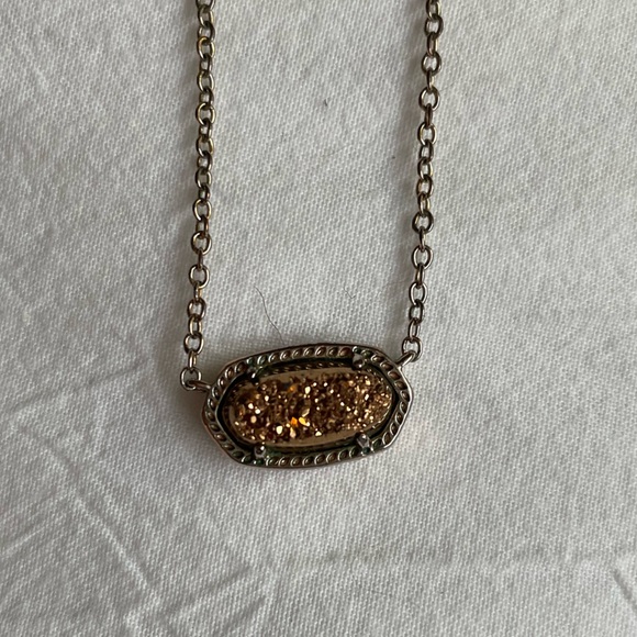 Kendra Scott Rose Gold Custom Necklace - Picture 1 of 4